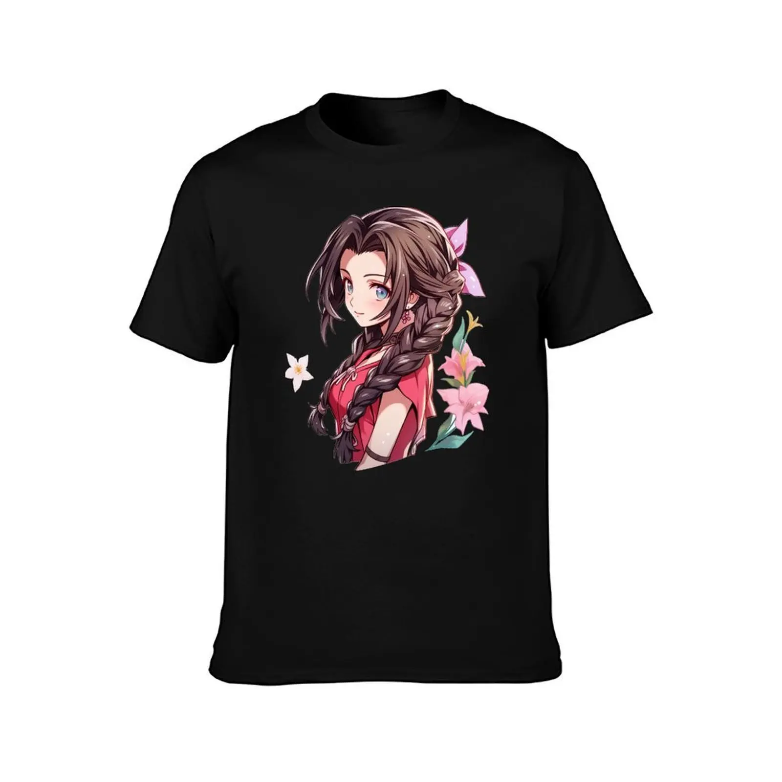 Aerith T-Shirt Light Athletic Short Sleeve Tee Shirt T-Shirt
