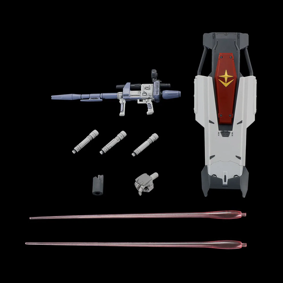 100% أصلي متوفر في المخزون سلسلة مجموعة Bandai Spirits HG RFV (2) Kidou Senshi Gundam: Fukushuu No Requiem RX-78(G)E Gundam EX #2