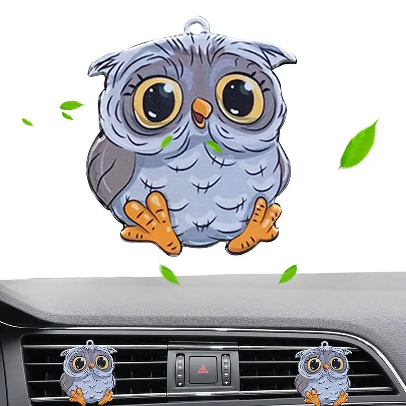 

Car Fresheners Vent Clips Cute Owl Acrylic Air Vent Perfume Clip Aromatherapy Odor Eliminator Car Interior Scent Decor accessory