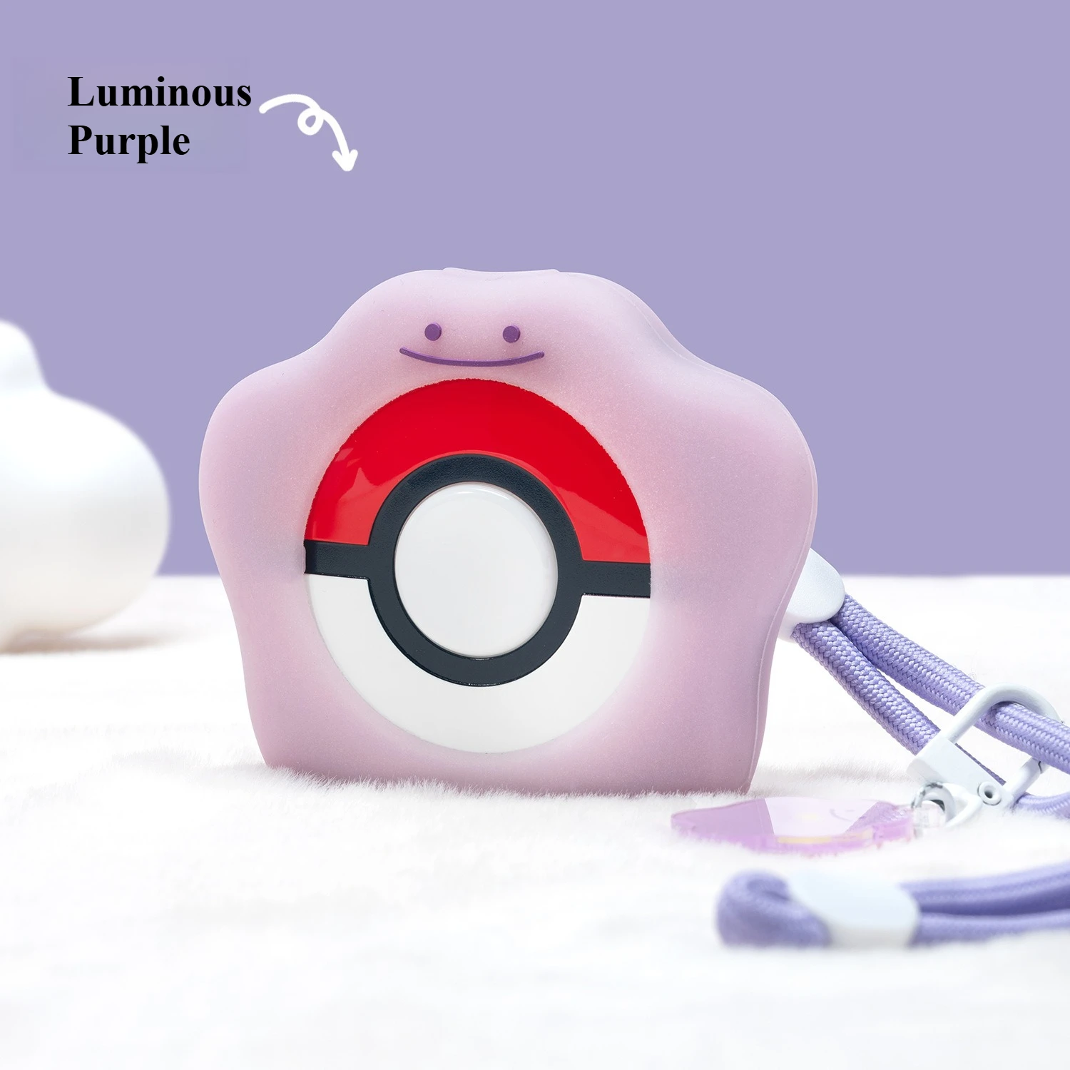 Bandai Pokemon GO Plus+ Silicone Protective Case Cover with Lanyard Clip Sticker for Pokeball Sleep Tracker Accessory Gift view 5