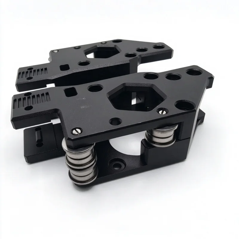 Funssor MIcron R1 3D Printer Aluminum CNC Pinned AB Drive Frame Motor Mount Kit Upper/Lower Plates