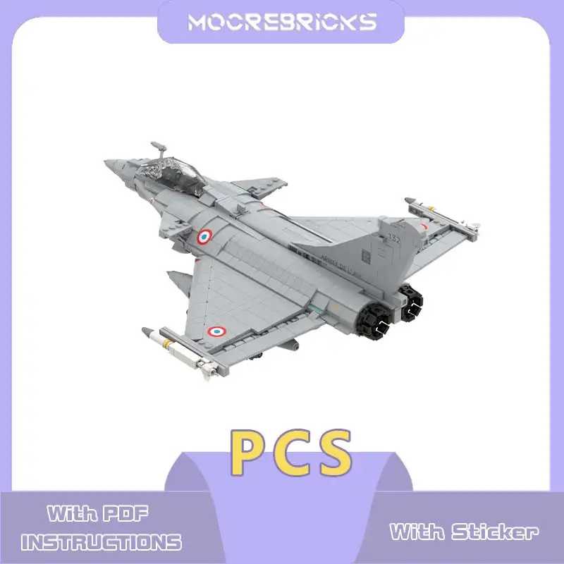 Space Shuttle Rafale C Building Block French Air Force Battle Aircraft Model Assembly Technology Bricks Children's Birthday Gift