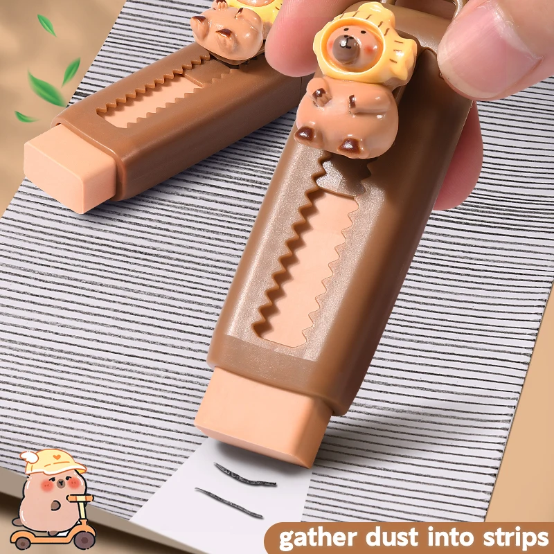 Kawaii Capybara Retractable Rubber Eraser – Only .80!