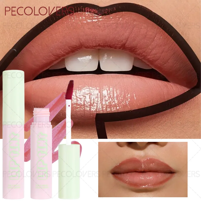 1 szt. Wodoodporny, odpinany konturówka do ust, błyszczyk do ust, matowy tint do ust, kontur do ust, odpinany, idealny na jesień i zimę.