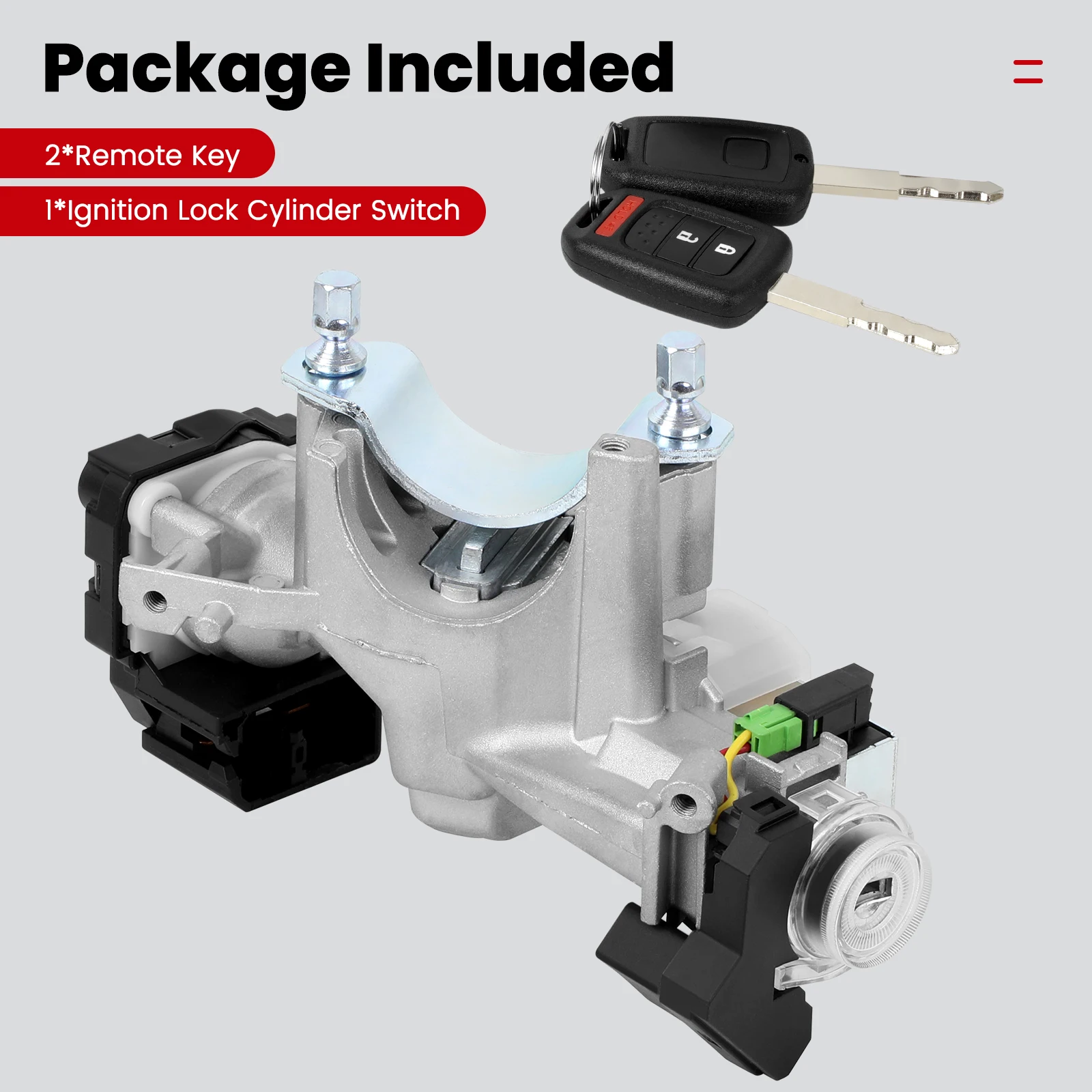 

39730-T2A-A0 Ignition Lock Cylinder Switch with 2 Remote Key (no chip) For Honda Accord 2013-2017 2.0L 2.4L 3.5L Car Accessories