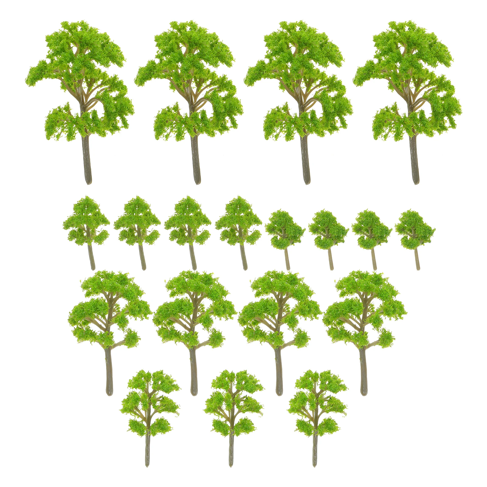 

20Pcs Miniature Landscape Trees Realistic Small Tree Models for DIY Craft Sand Table Micro Scenery Accessories Home Decor