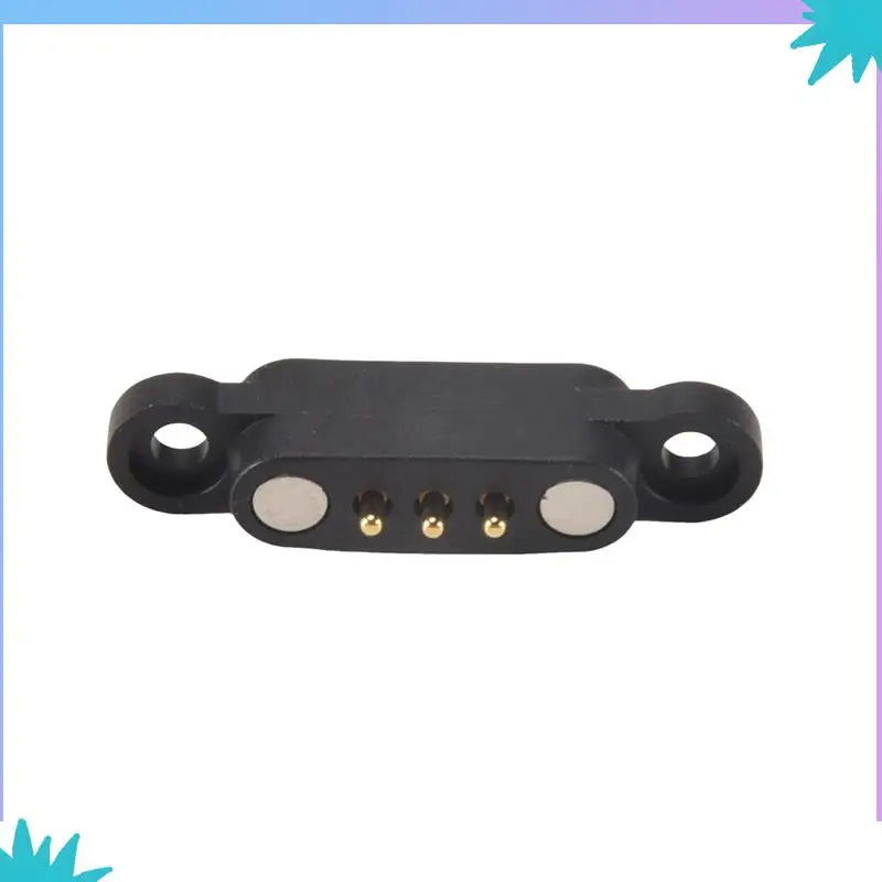 ABZW 15 Pairs الربيع تحميل المغناطيسي بوجو دبوس موصل 3 مواقف المغناطيس الملعب 2.3 مللي متر 3P من خلال ثقوب الذكور الإناث التحقيق