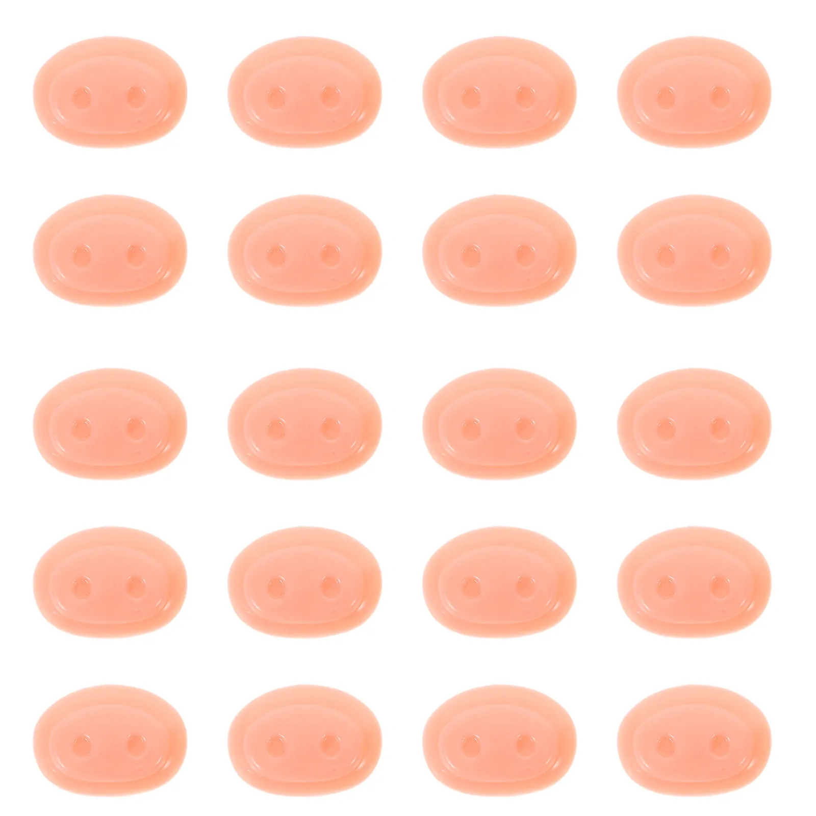 50Pcs Crochet Safety Nose for Stuffed Pig Plastic Animal Nose Craft Supplies Bulk Pack for DIY Crafting Craft Supplies