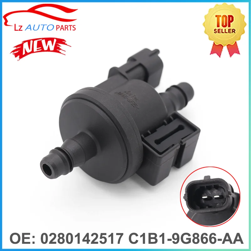 Vapor Canister Purge Valve 0280142517 C1B1-9G866-AA 2012-2017 for Ford Fiesta Fiesta MK VI Focus MK III C1B19G866AA