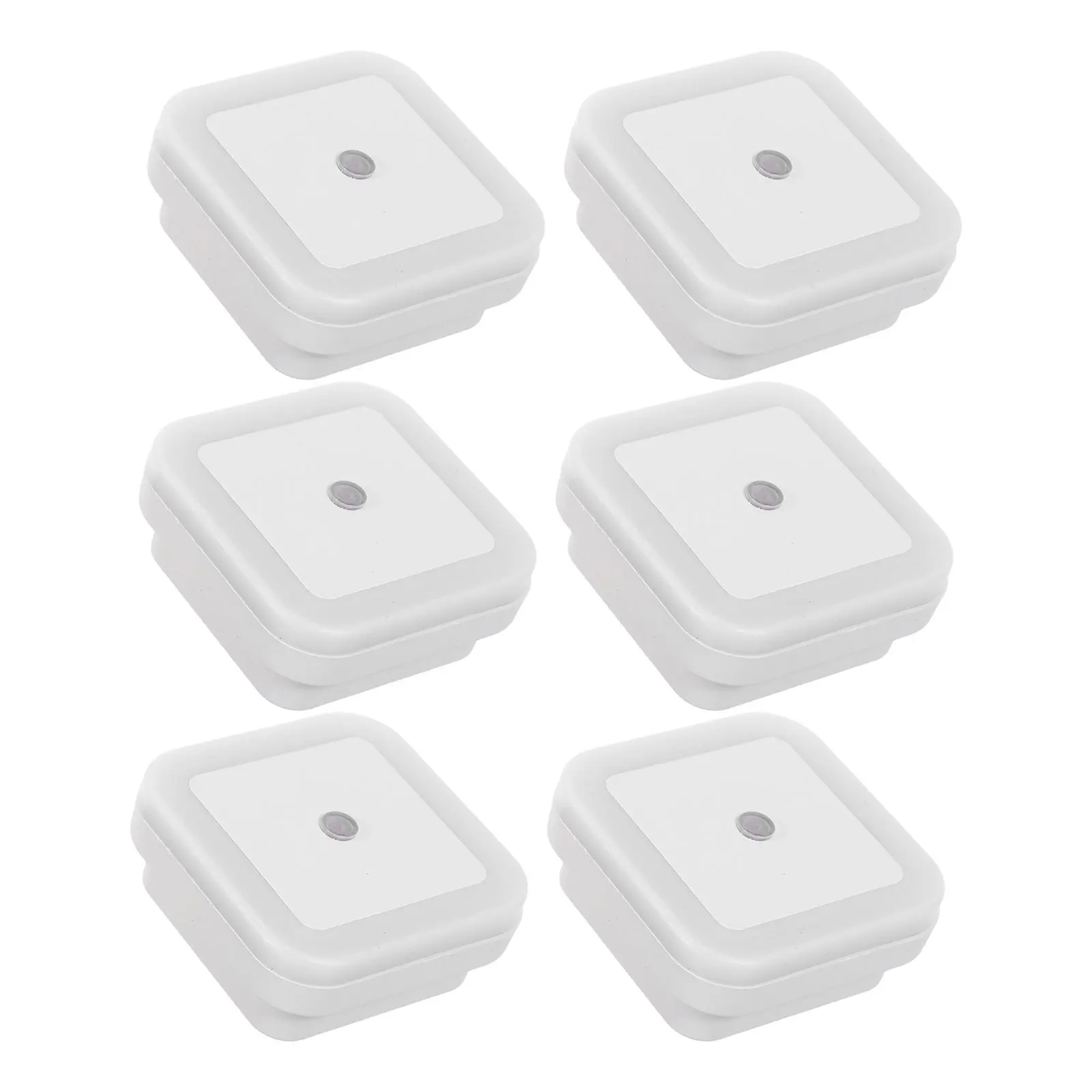 

6Pcs LED Night Lights Smart Automatic Dimming Wall Plug in Night Light Soft Bright Plug in Sensor Nightlight for Bedroom Kitchen