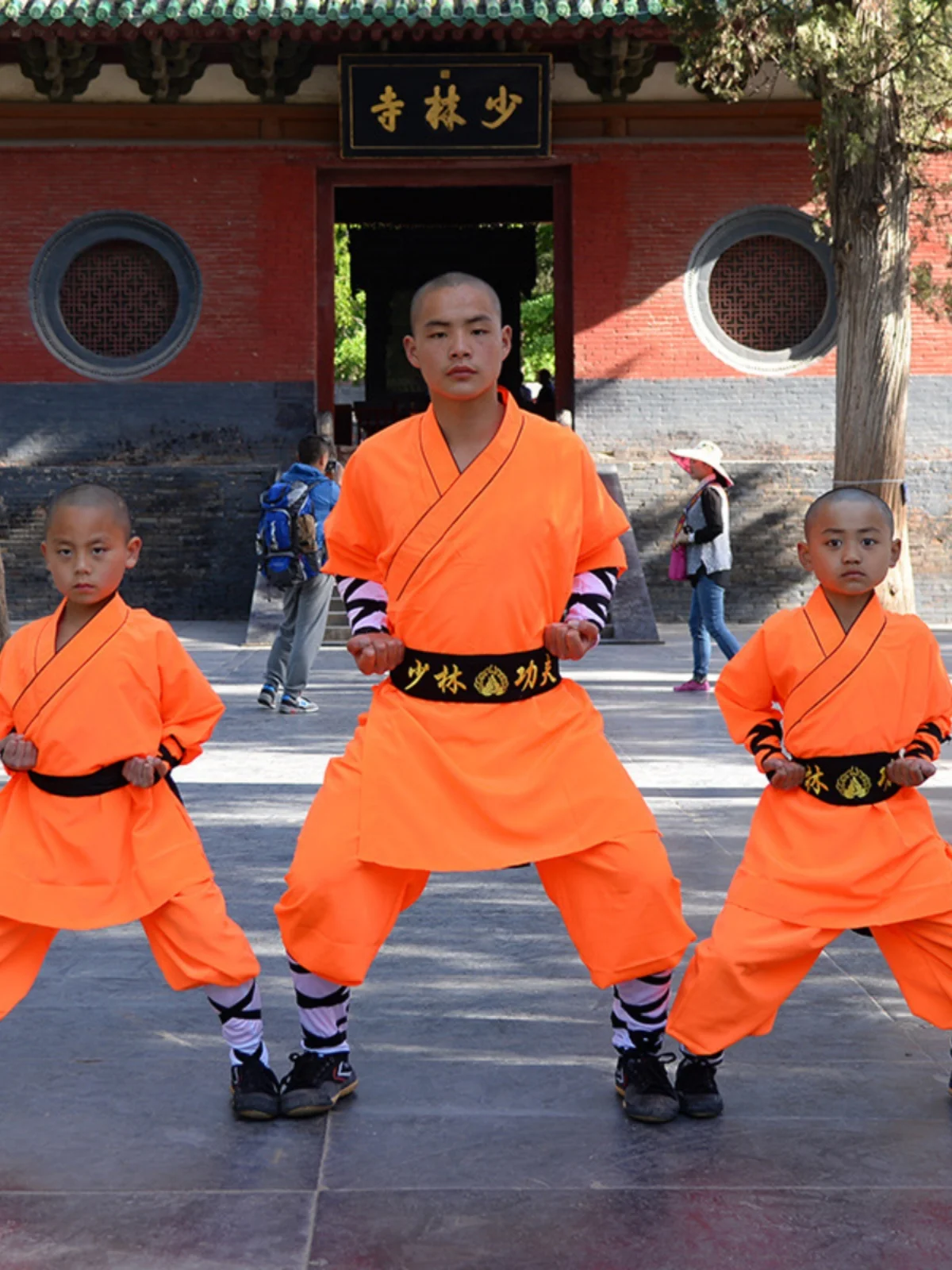 

Shaolin Temple Costume Monk Wu Performance Martial Arts Exercise Clothing Kung Fu Costumes