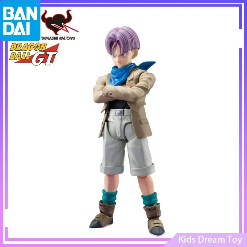 Bandai in magazzino Originale SHFiguarts Dragon Ball GT Anime Figure TRUNKS -GT- Action Figures Giocattoli Modello da collezione per bambini