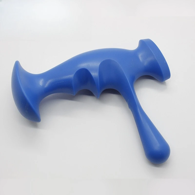 

Blue Acupressure Massager Manual Nylon Acupressure Stick Finger Meridian Massage Press Tool