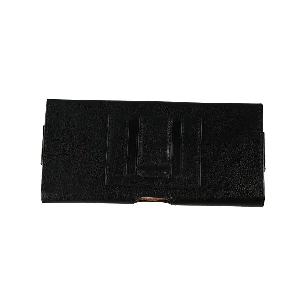 PU Leather Universal Phone Pouch 4.7-6.5 Inches Sewing Process Mobile Phone Waist Bags Universal Simple Mobile Phone Holster