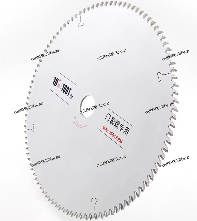 

Door Line Special Saw Blade Left and Right Flat Tooth Coating Woodworking Cutting 10 Inch 254 Circular Disc Saw Aluminum Machine