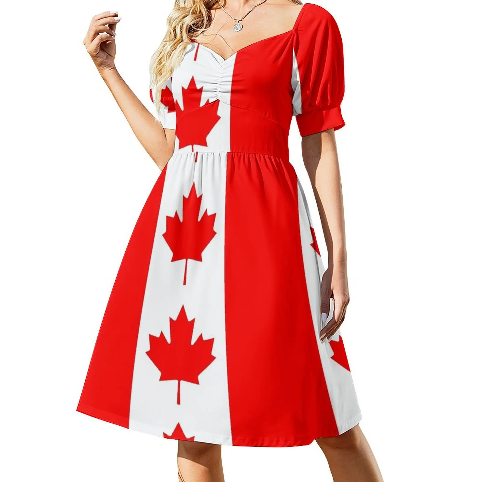 

Canada Canadian Flag Dress Woman clothes dresses summer ladies dresses for special occasion sexy dress