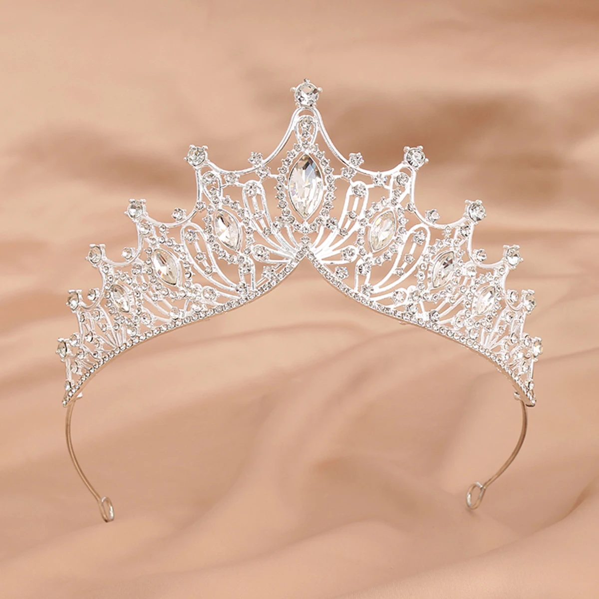 Queen Crowns for Women Pageant Crown with Combs Princess Crown for Girls Crystal Rhinestones Tiara Headband Tiara Comb Tiara