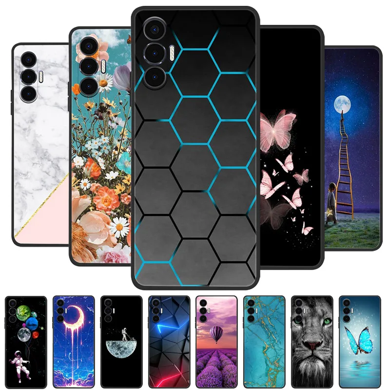 For Tecno Pova 3 Case Pova 2 Soft Silicone TPU Funda LF7n Phone Cases for Tecno Pova 2 Back Cover Pova2 Pova3 Protective Bumpers