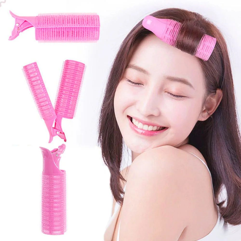 No Heat Curls Lazy Curler Self-adhesive Hair Root Fluffy Clip Magic DIY Styling Tools Air Bangs Curling Curler Hair Rollers Set