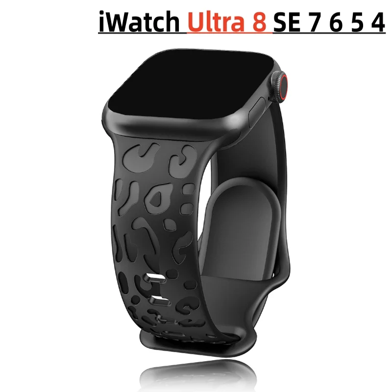 Armband für Apple Uhren armband 41mm 44mm 45mm 40mm 49mm 42mm 38mm Silikon Sport Armband Correa