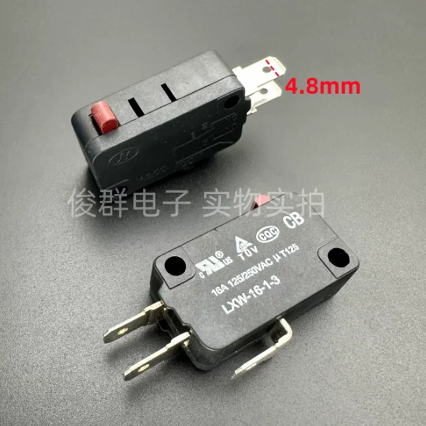 2PCS/5PCS LXW-16-1-3 Travel limit detection reset button 16A Large microswitch for juicer and ice maker