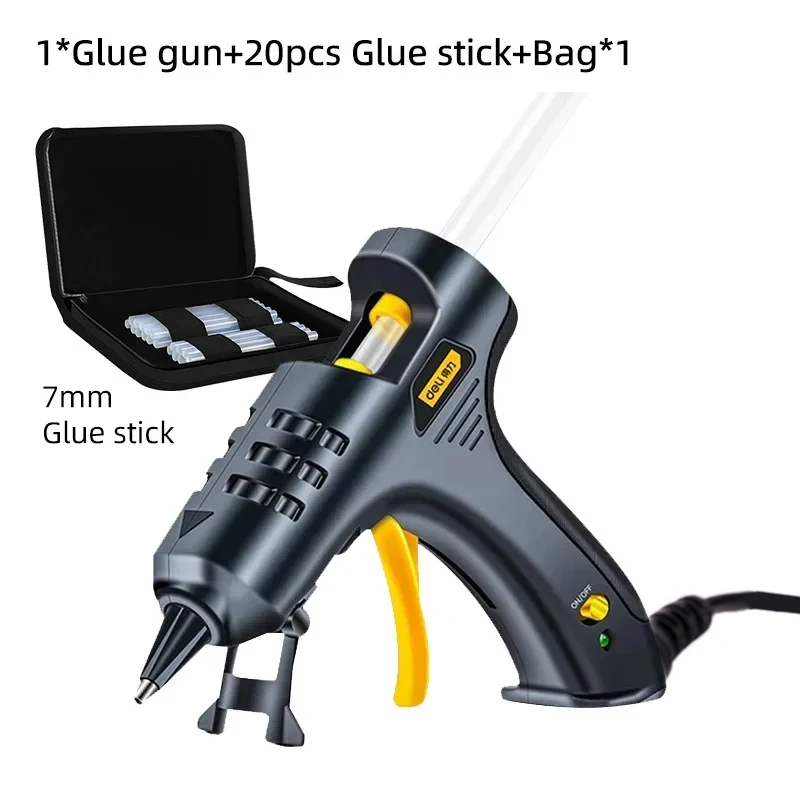 

Deli 20W/40W Mini Glue Gun High Temp Heater Melt Hot Glue Gun Heat With Glue Sticks DIY Hand Tools Repair Tool Set