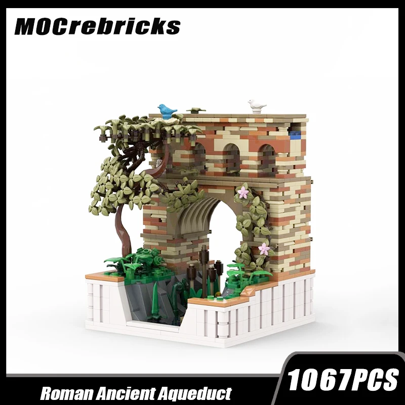 

MOC-138672 The Pastoral Crossing Of Roman Antiques Building Modularization Building Block Assembly Model Brick Toy Gifts