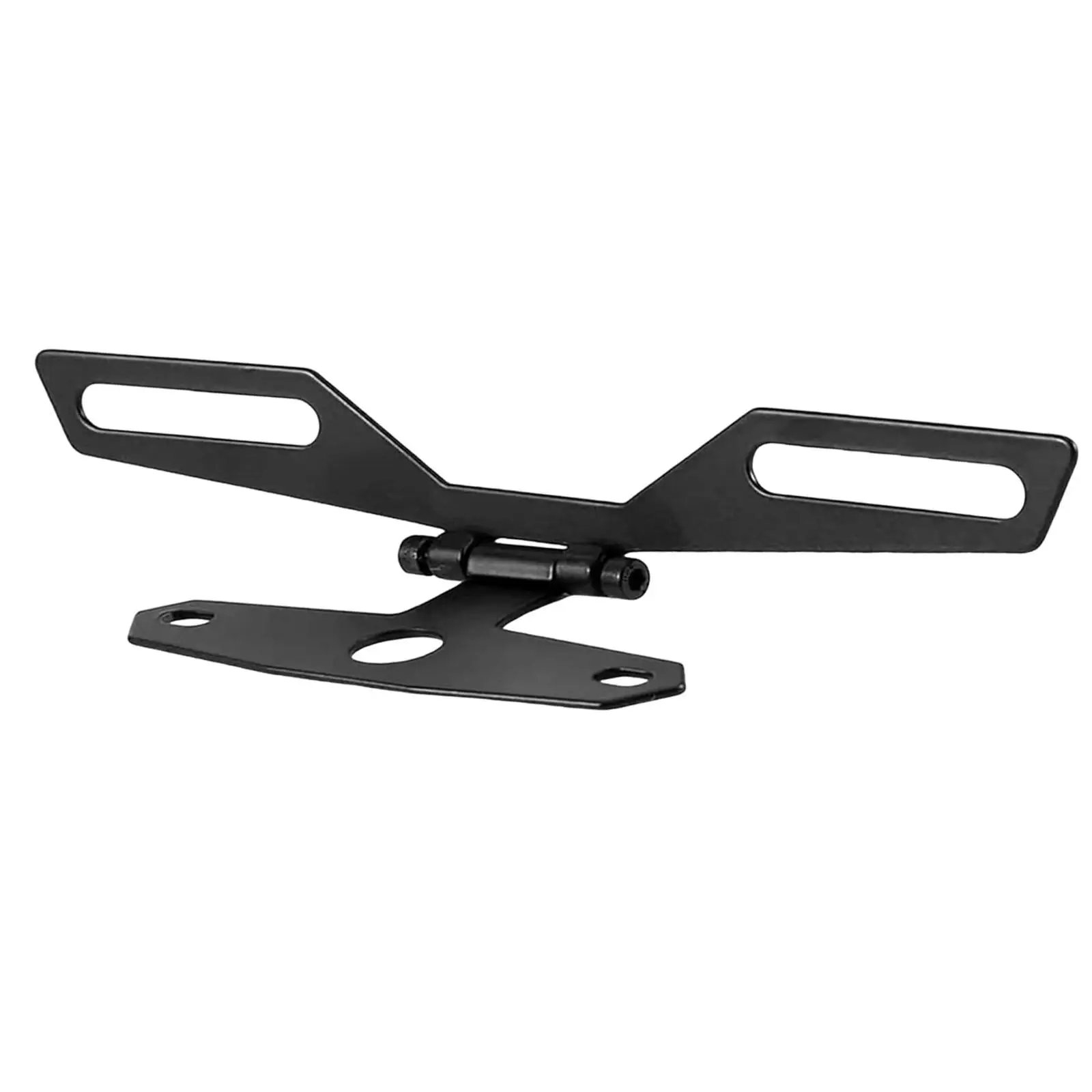 Motorcycle Folding License Plate Bracket Rear Mount Aluminum Holder for Modified Plates Custom Vehicle