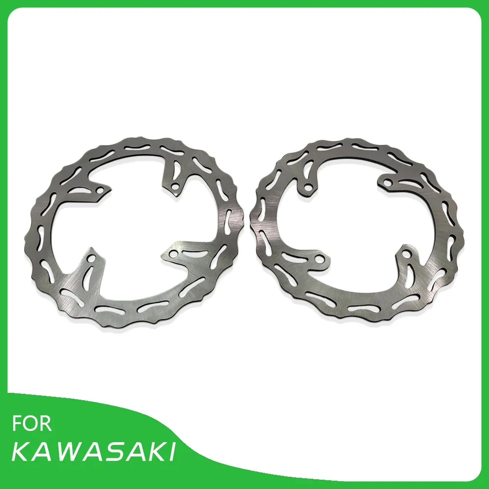 Per KAWASAKI KX125 KX250 KX250F KX450F KLX450R SUZUKI RMZ250 Freno A Disco Moto 240mm 250mm Anteriore Ruota Posteriore Disco Freno Rotore