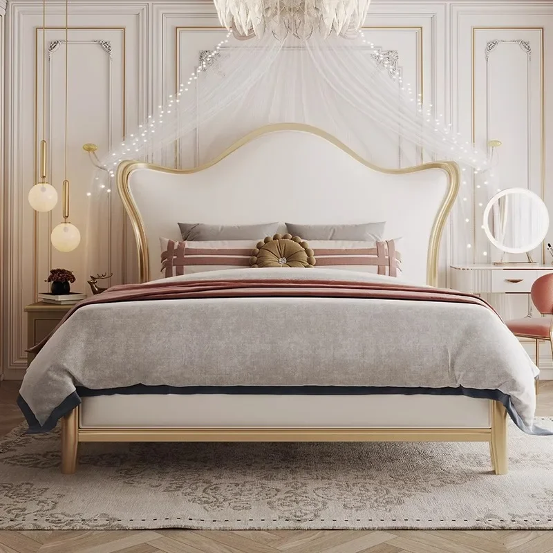 

Sleeping Sun Bed Beauty Simple European Design Girls Bedroom Bed Queen Luxury Princess Camas De Casal Lounge Suite Furniture