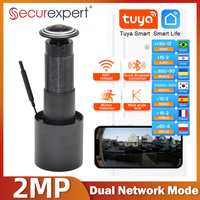 2MP 1080P HD Video Peephole Wifi Camera Motion Detection Door Viewer Video-eye Wireless Intercom Monitor for Home Security Tuya