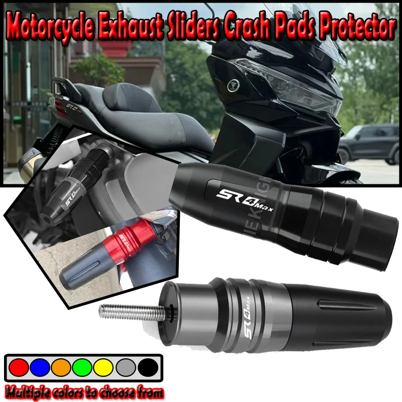 

For Voge SR4 MAX 350 2023 2024 2025 SR4MAX Motorcycle Engine Crash Pad Frame Sliders Protector Exhaust Slider Crash Protection