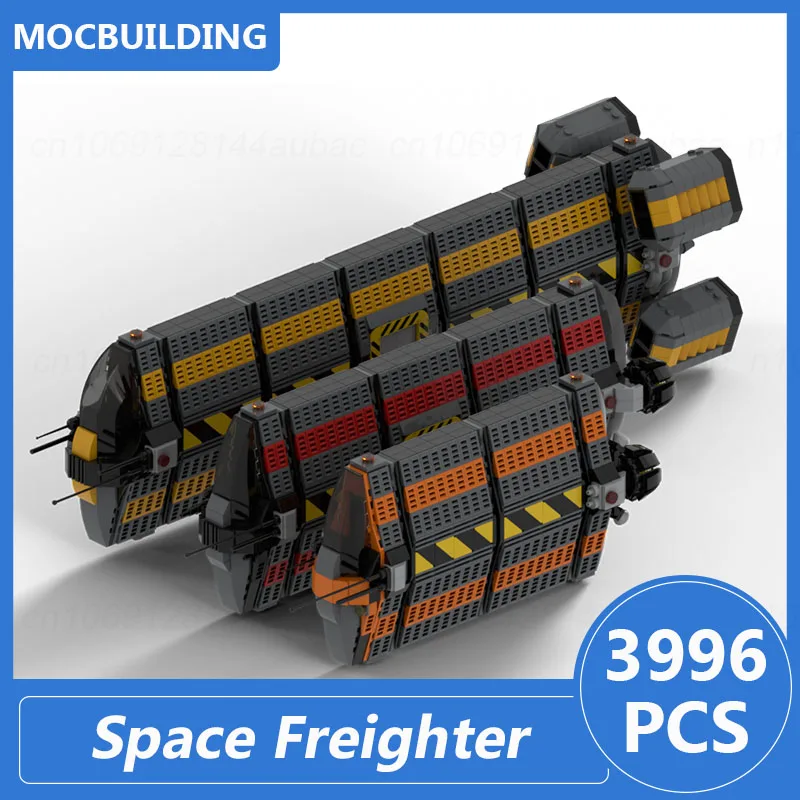 

Space Freighter Theta Capital & Theta Major & Theta Minor Model Moc Building Blocks Assemble Bricks Educational Xmas Toys Gifts