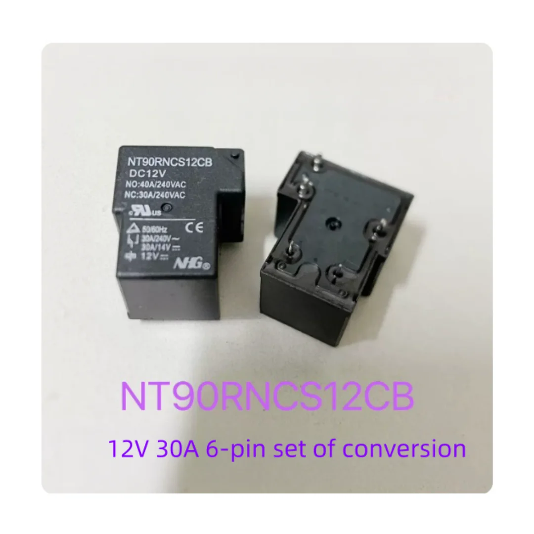 

NT90RNCS12CB 12V 30A 6-pin relay set of conversion