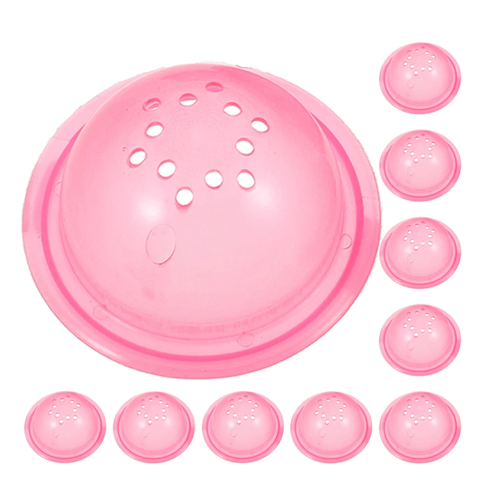 

10 Pcs Hamster Pipe Accessories External Interface Caps Module Pink Tube Stopper