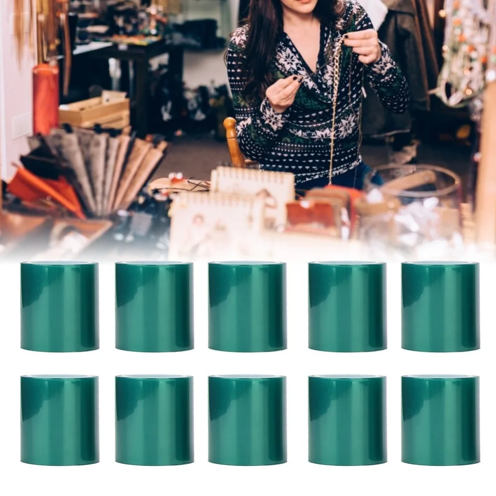 

Practical Seamless Adhesive Resin Paper Tape PET Film Green DIY Jewelry Tape Resin Craft Paper Tape Jewelry Making