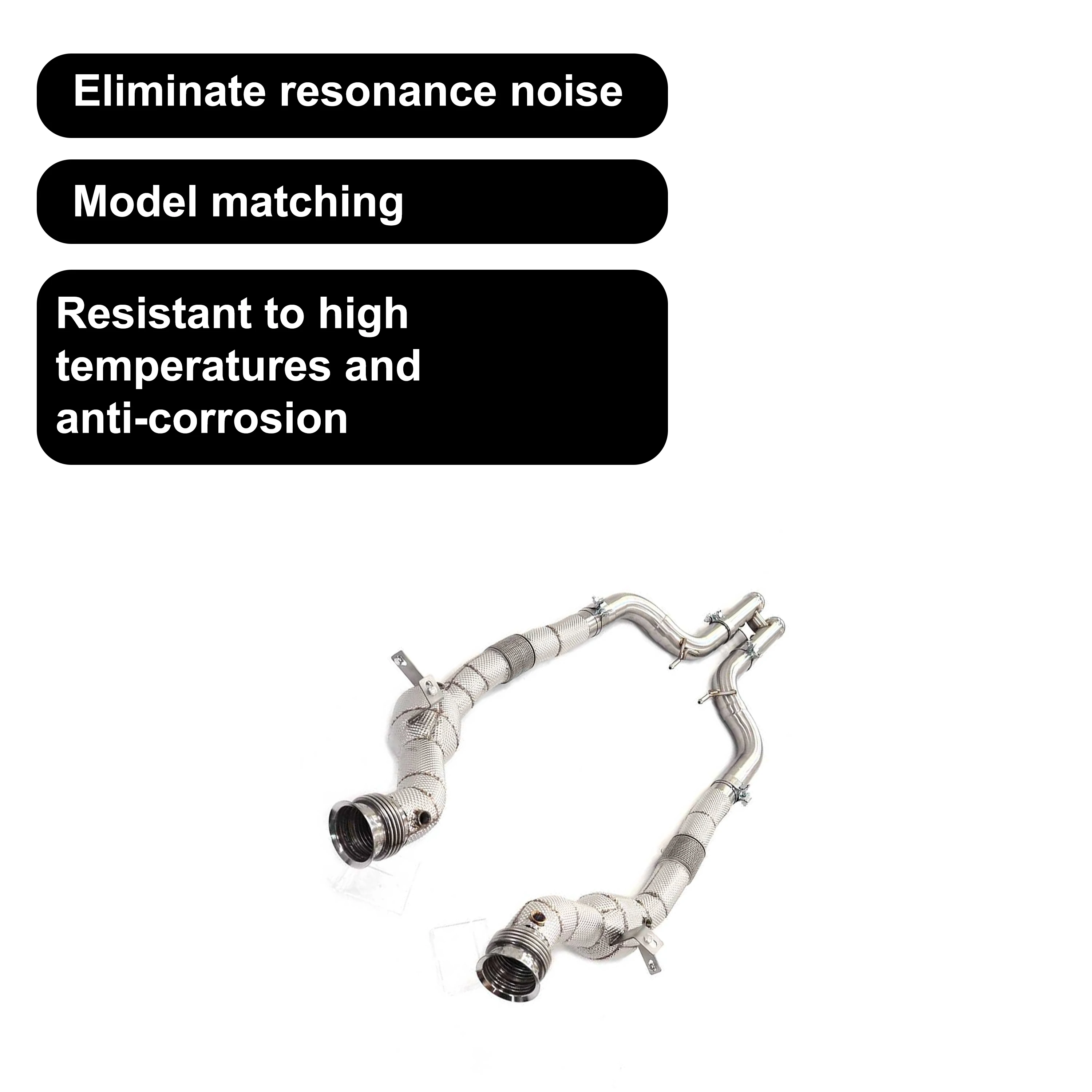 ACE Auspuffrohr Downpipe für Mercedes-Benz AMG W221 S500 S600 5.5T Hochwertige SUS304 Auspuffanlage mit Katalysator – Detail 7