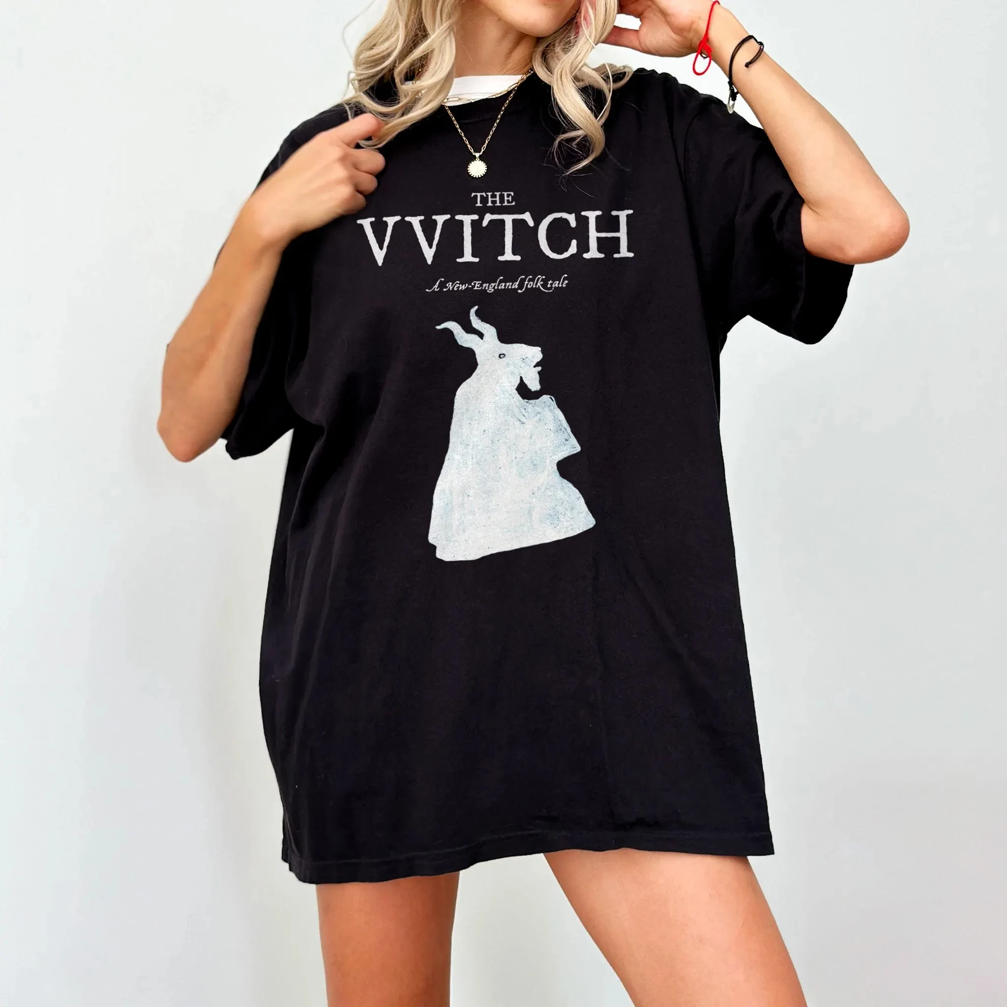 Camiseta The Witch A24, camiseta de terror popular, camiseta negra de cabra Phillip, camiseta inspirada en Robert Eggers, ropa de película de culto, regalo, fanático de terror