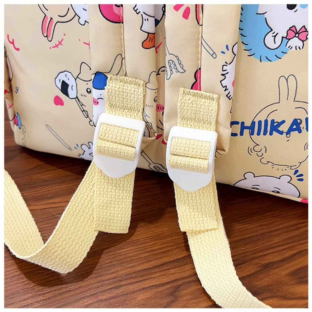 Chiikawa Rugzak Nylon Leuke Anime Schooltas Lichtgewicht Grote Capaciteit