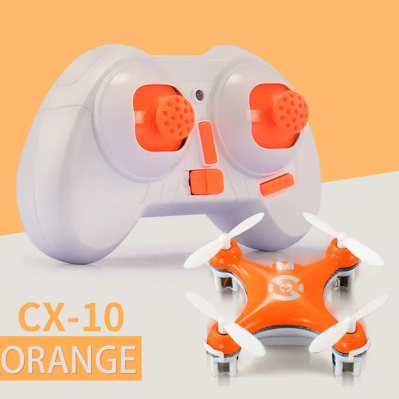 RC Quadcopter With LED Cx10 Mini Remote Control Drone 2.4g 4CH Electronic Helicopter Electric Airplane Toys For Kids Boy Gift