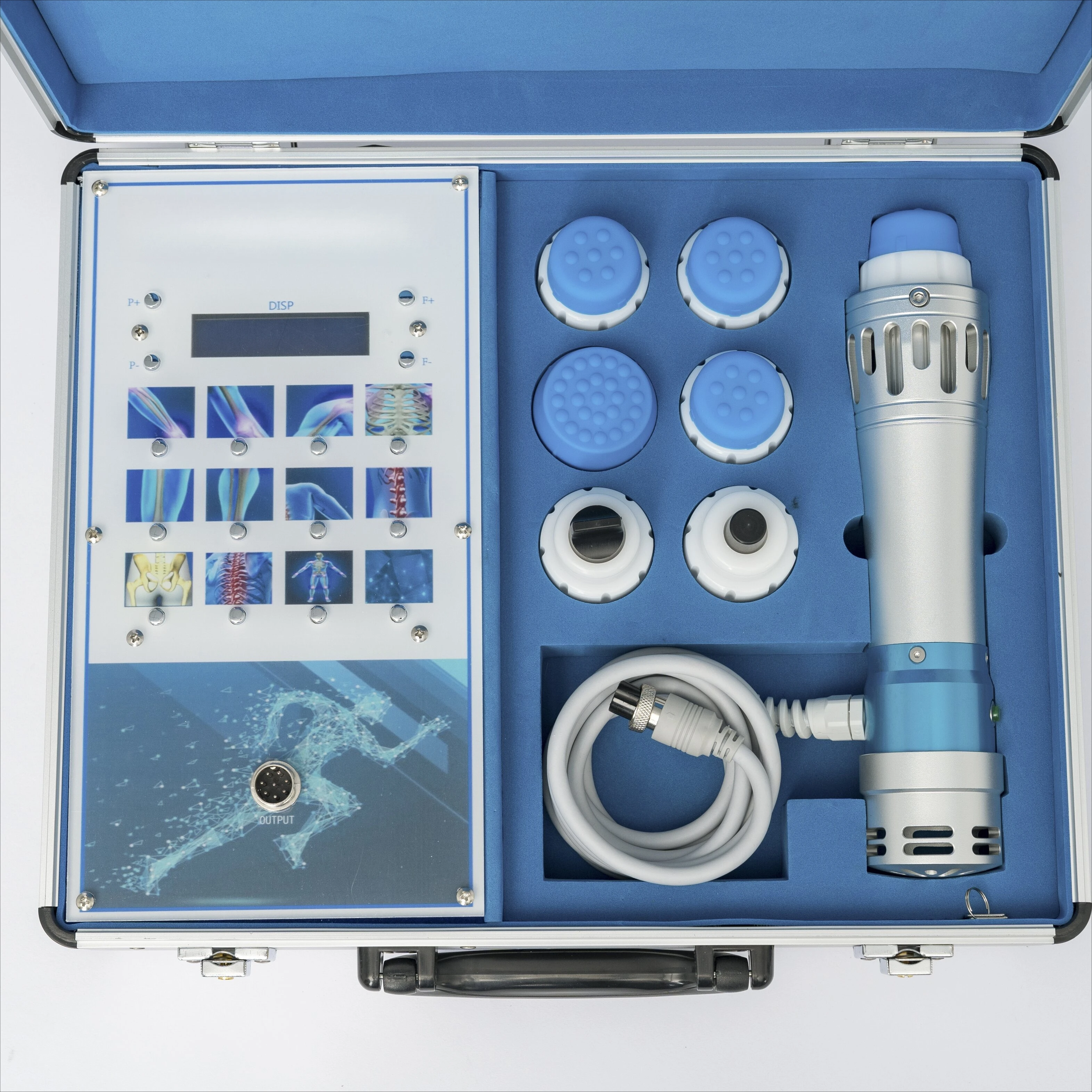 Portable Shockwave Therapy System Pain Relief Device Neck And Shoulder Massager with Arabic & English Instruction Manual