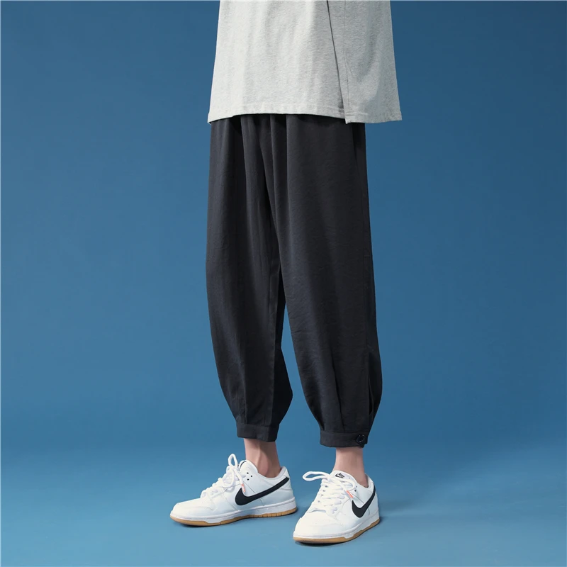 

New in Casual Pants Big Size Sport Trousers Korean Popular Clothes High Quality Brands Jogger Man Baggy Men Harem Men's Clothing