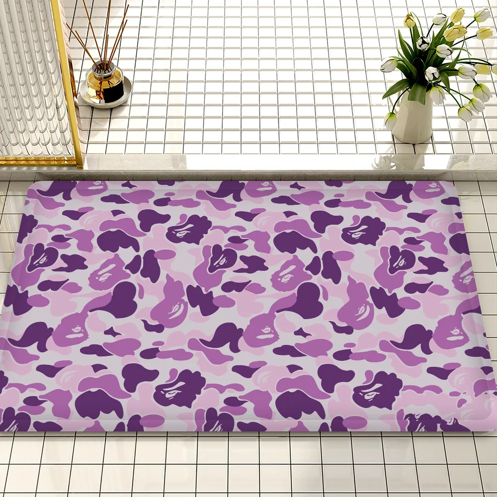 Harajuku Trend in Japan A-APE Floor Mat INS Style Soft Bedroom Floor House Laundry Room Mat Anti-skid Bedside Area Rugs