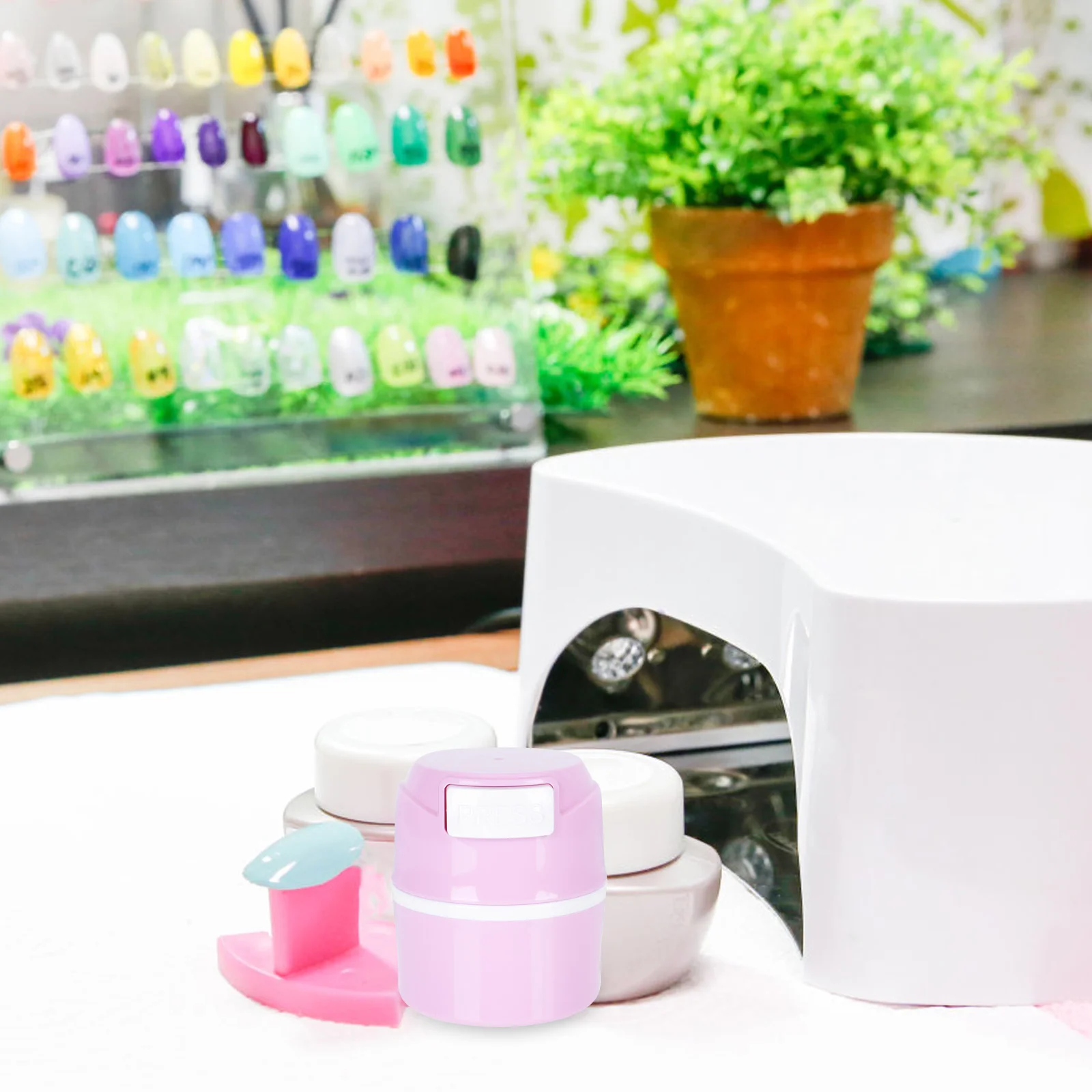 

Eyelash Glue Storage Case Large Capacity Lightweight Portable Pressing Bottle Mouth Design Keep Fresh Extension Tools
