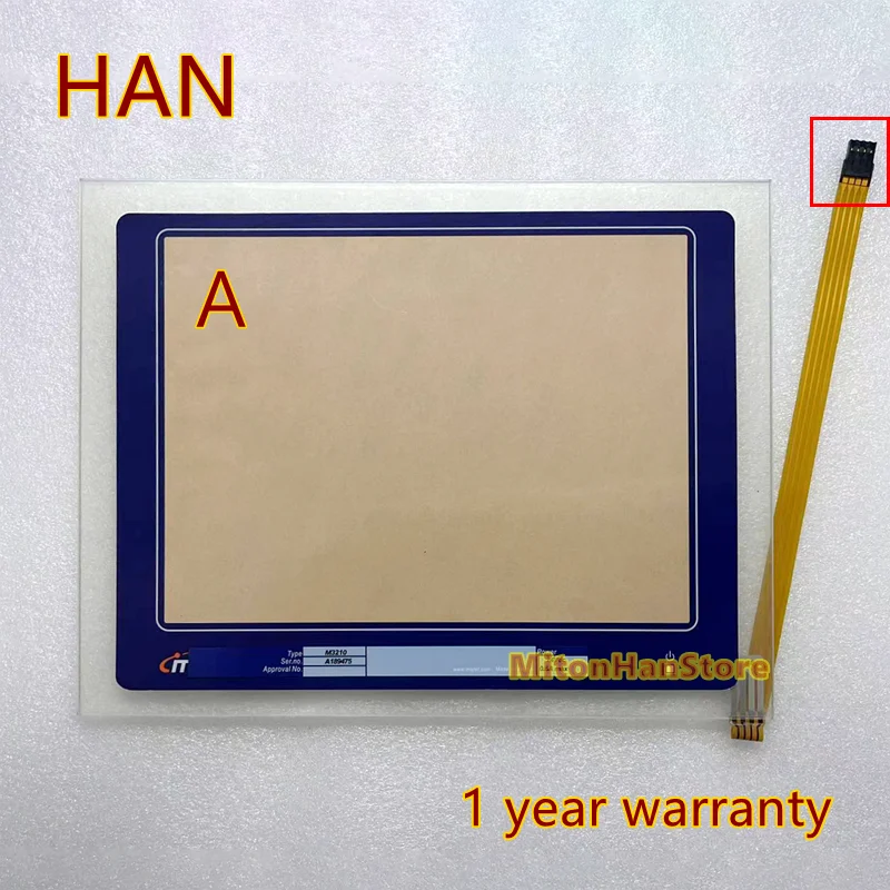 

M3210 A135437 Touch Panel Screen Glass Digitizer M3210 A135437 Protective Film Overlay