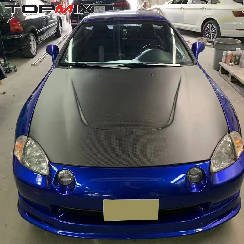 

For Honda CR-X Del Sol High-Quality Ventilated Carbon Fiber Engine Bonnet (New Condition Automotive Component)