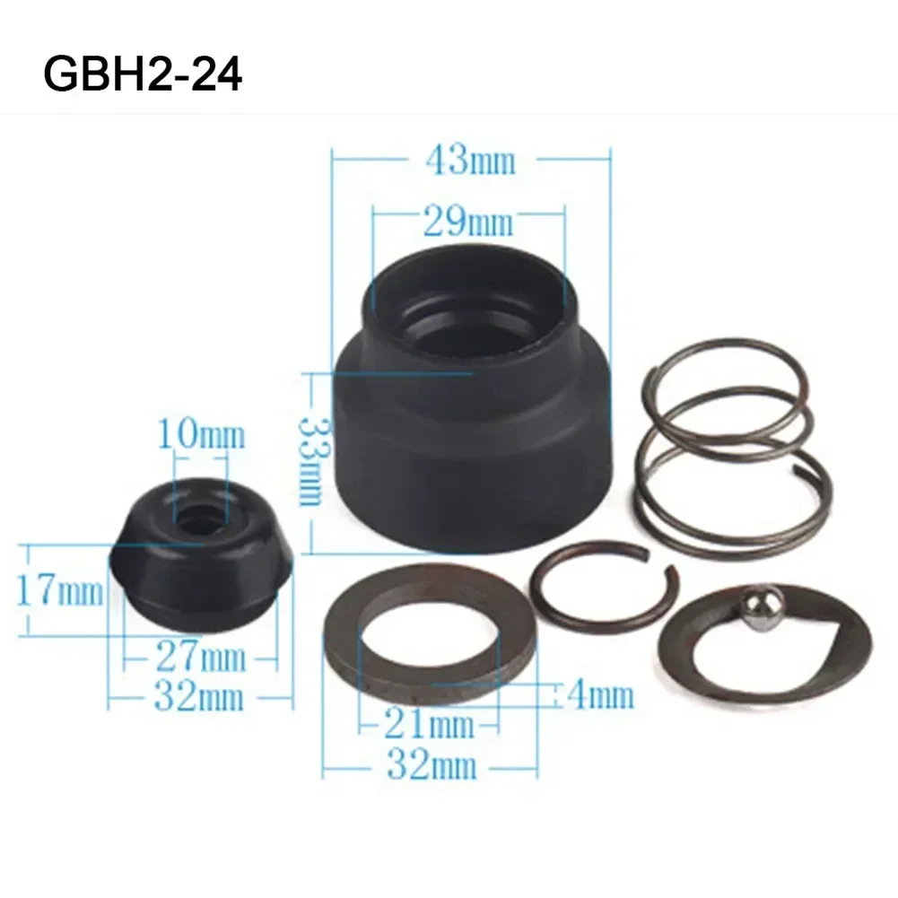 Boorkop Cover SDS Chuck Neus Bit Onderdelen Voor Bosch GBH2-20/24 GBH2-26 Bit Elektrische Hamer Boor Klopboormachine Collet