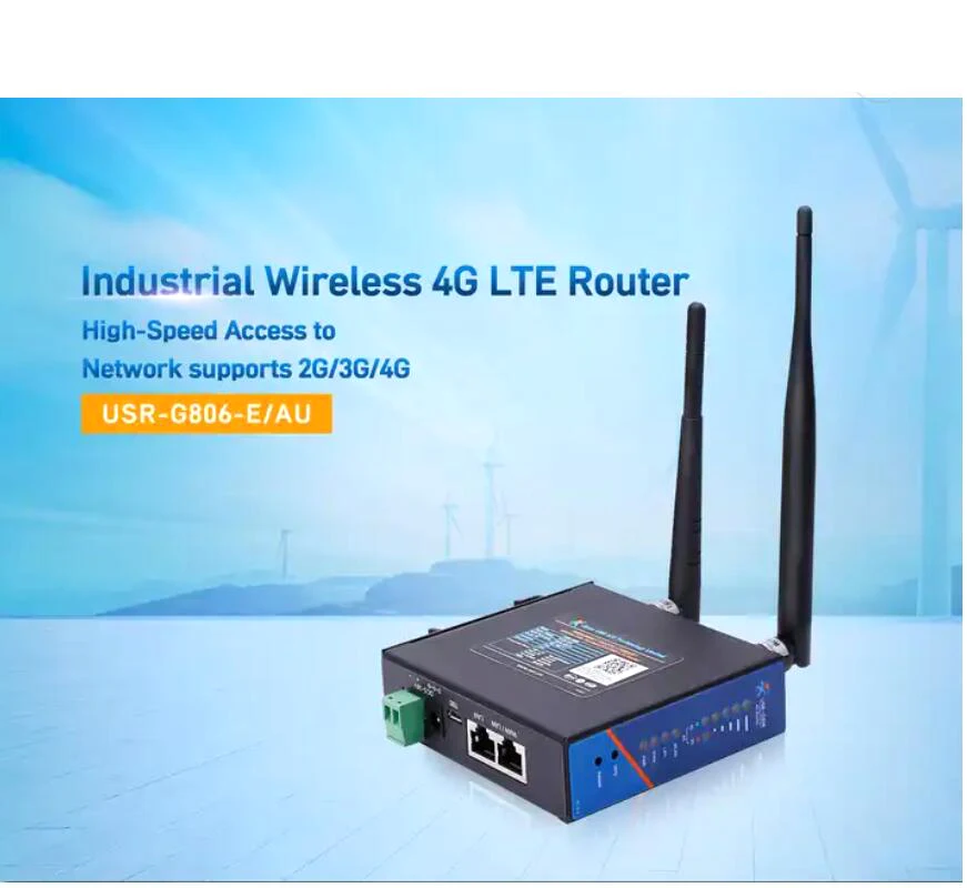 G806 Industrial 3G 4G LTE Cat Router with Sim Card Slot Wireless Router Support Modbus RTU toTCP