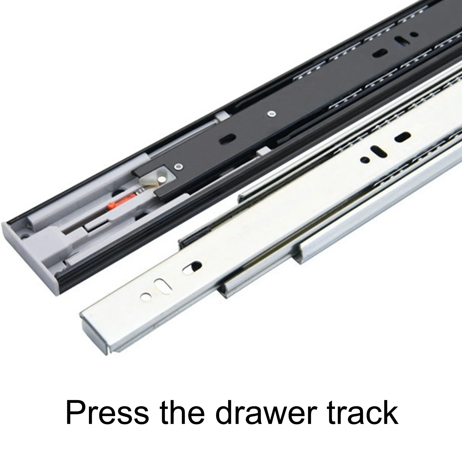 

10"-22" Full Extension Drawer Slides Rail Heavy Duty Soft Close Ball Bearing Track 3-Section Furniture Sliders