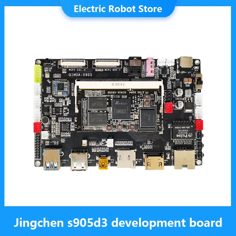 

AMLOGIC Jingchen s905d3 development board Android 9 Linux QT artificial intelligence NPU DDR4